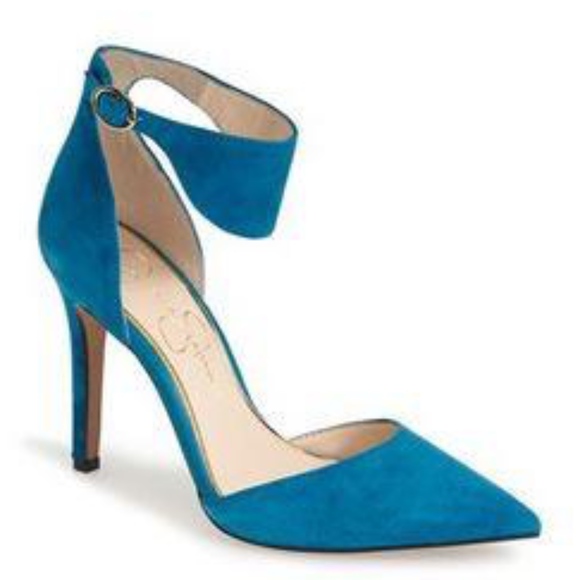 Jessica Simpson Shoes - ⚡️HP✨Jessica Simpson Blue Stilettos